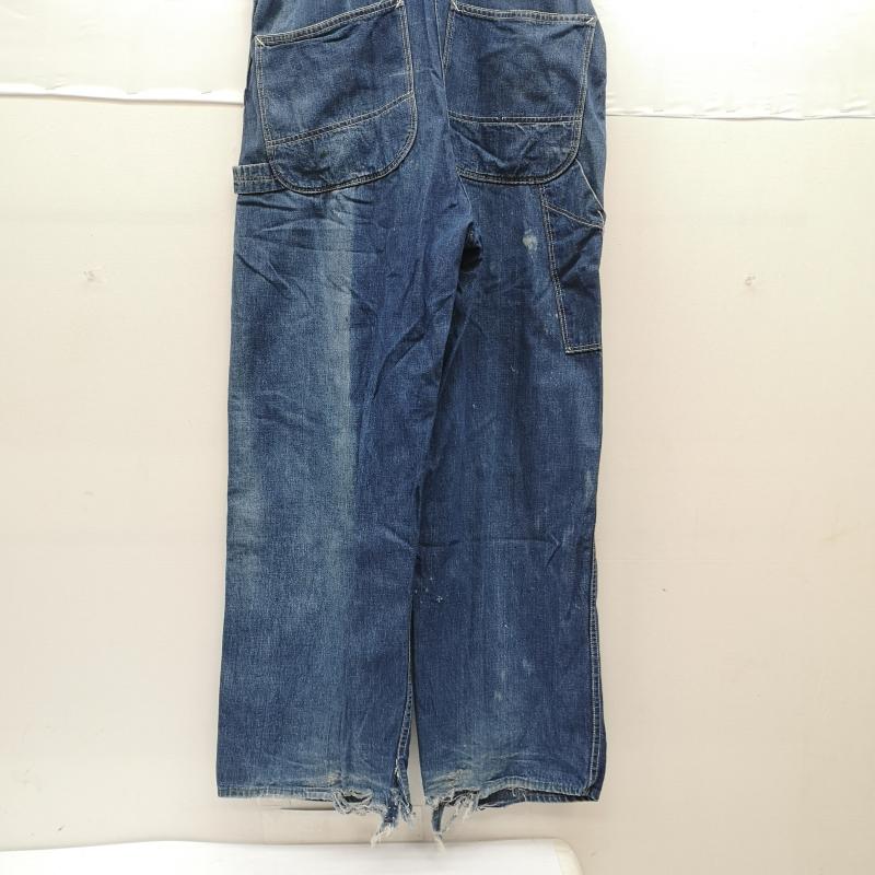 ヴィンテージ VINTAGE サロペット・オーバーオール サロペット、オーバーオール 40s ANVIL BRAND デニム オーバーオール インディゴ / インディゴ / Indigo メンズ USED 古着 中古 50153473
