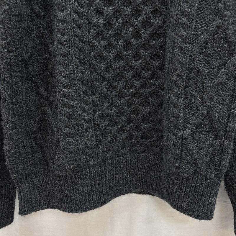 古着 USED ニット、セーター 長袖 Aran Crafts アイルランド製 アラン ニット フィッシャーマンズ ウール セーター 長袖 S メンズ USED 古着 中古 50153490