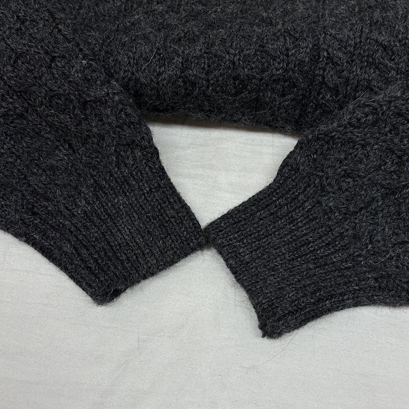 古着 USED ニット、セーター 長袖 Aran Crafts アイルランド製 アラン ニット フィッシャーマンズ ウール セーター 長袖 S メンズ USED 古着 中古 50153490