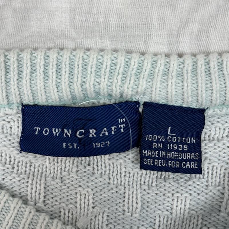 タウンクラフト TOWNCRAFT ニット、セーター 長袖 90年代 ビンテージ オーバーサイズ 3D ニット セーター 90s VINTAGE L メンズ USED 古着 中古 50153495