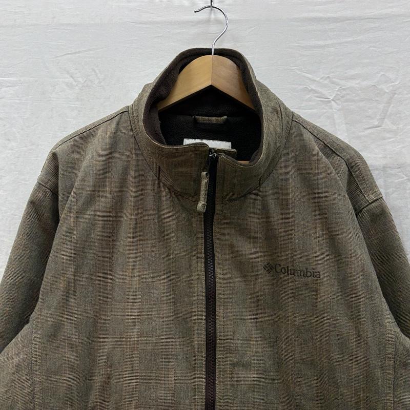 コロンビア Columbia ジャケット、上着 ジャンパー、ブルゾン PM3606 チェック柄 ロマビスタ ジャケット フリースライナー 中綿入り スタンドカラー M チェック メンズ USED 古着 中古 50153500