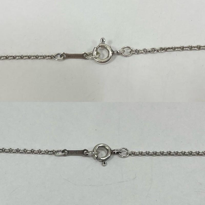 ティファニー TIFFANY&Co. アクセサリー ネックレス、ペンダント オープンハート ネックレス シルバー ロゴ 刻印 - ロゴ、文字 銀 / シルバー / silver color レディース USED 古着 中古 50153515