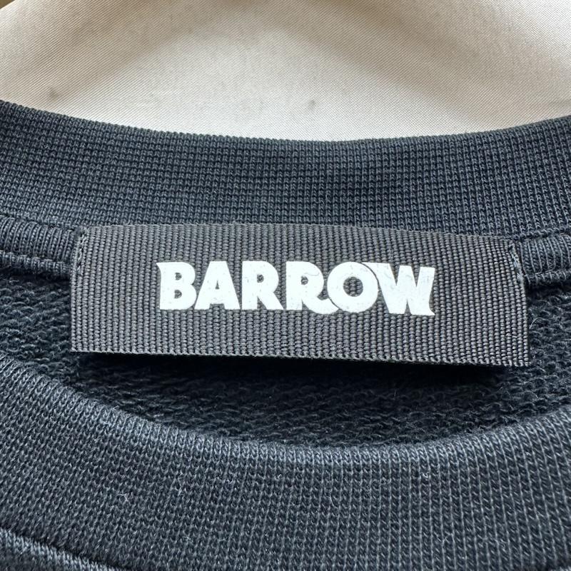 古着 USED トレーナー 長袖 23AW BARROW ビック プリント スウェット F3BWUASW104 XS 黒 / ブラック / black メンズ USED 古着 中古 50153519