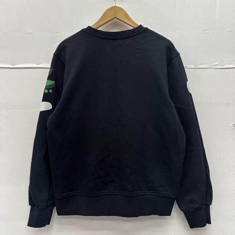 古着 USED トレーナー 長袖 23AW BARROW ビック プリント スウェット F3BWUASW104 XS 黒 / ブラック / black メンズ USED 古着 中古 50153519