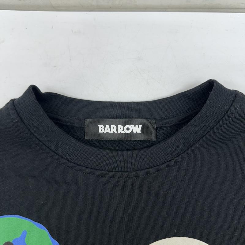 古着 USED トレーナー 長袖 23AW BARROW ビック プリント スウェット F3BWUASW104 XS 黒 / ブラック / black メンズ USED 古着 中古 50153519