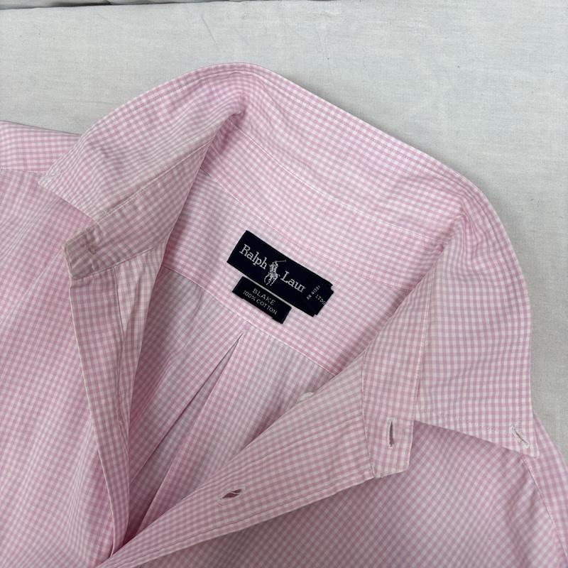 ラルフローレン RALPHLAUREN シャツ、ブラウス 長袖 90年代 ビンテージ BLAKE ギンガムチェック ボタンダウン 長袖 シャツ 90s VINTAGE L 桃 / ピンク / pink X 白 / ホワイト / white メンズ USED 古着 中古 50153523