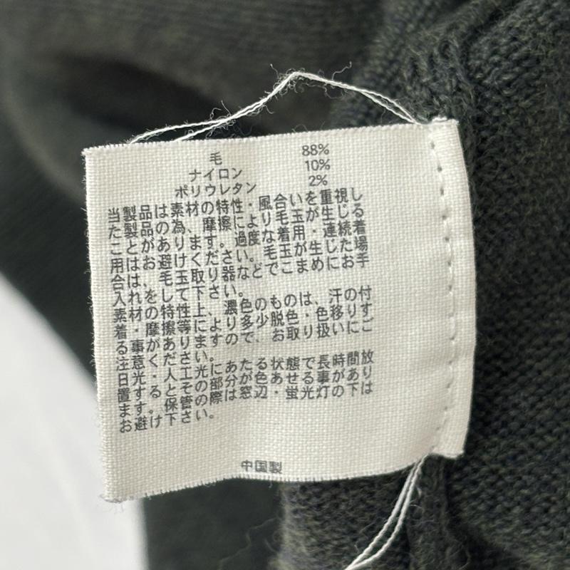ブルックス ブラザーズ BROOKS BROTHERS ニット、セーター 長袖 Ｖネック 長袖 ウール ニット セーター M メンズ USED 古着 中古 50153527