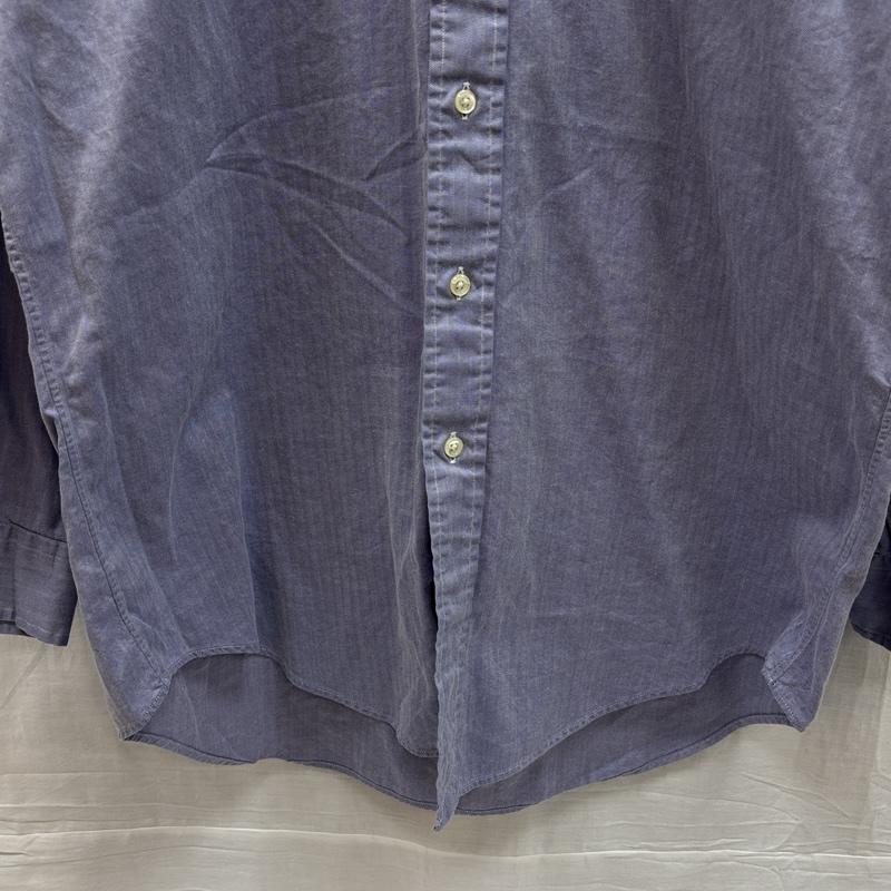 ラルフローレン RALPHLAUREN シャツ、ブラウス 長袖 90年代 ビンテージ YARMOUTH ヘリンボーン ボタンダウン 長袖 シャツ 90s VINTAGE - メンズ USED 古着 中古 50153528