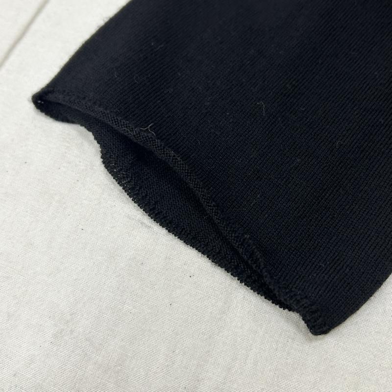 コムデギャルソンシャツ COMME des GARCONS SHIRT ニット、セーター 長袖 Vネックセーター ウールセーター 薄手 ボーダー 日本製 ブラック Sサイズ S 黒 / ブラック / black メンズ USED 古着 中古 50153533