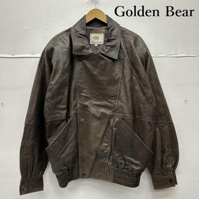 ゴールデンベア Golden Bear ジャケット、上着 レザージャケット 70s 80s 白タグ レザー ジャケット 42 茶 / ブラウン / brown メンズ USED 古着 中古 50153534
