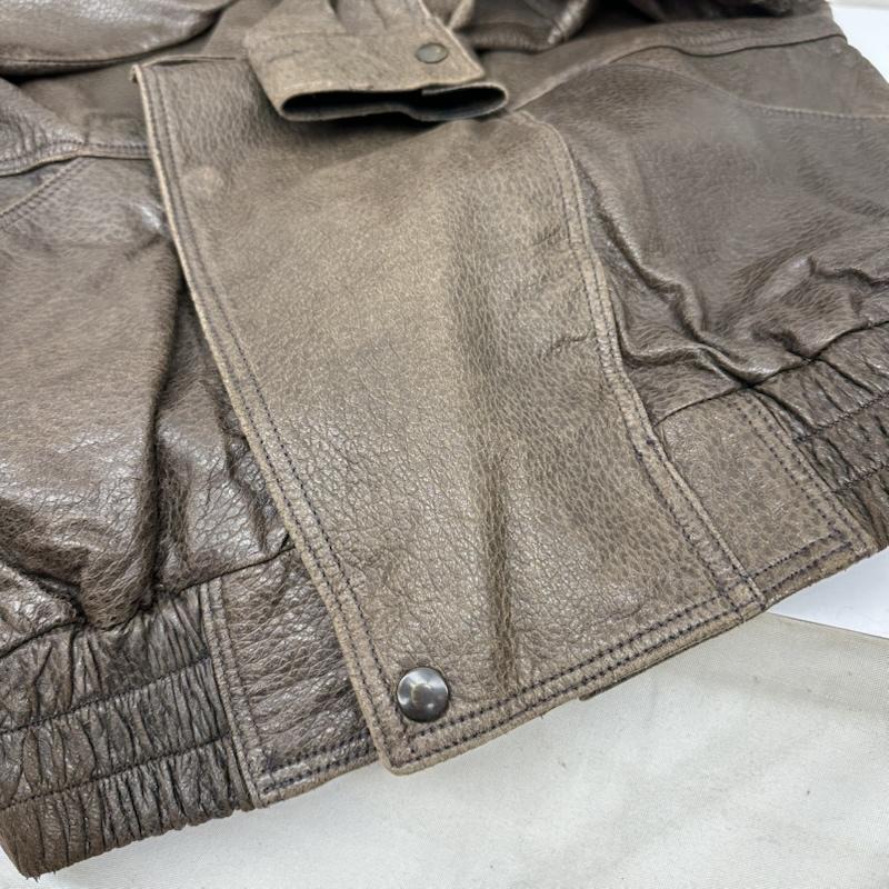 ゴールデンベア Golden Bear ジャケット、上着 レザージャケット 70s 80s 白タグ レザー ジャケット 42 茶 / ブラウン / brown メンズ USED 古着 中古 50153534