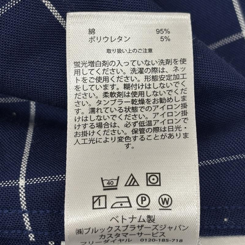 ブルックス ブラザーズ BROOKS BROTHERS シャツ、ブラウス 長袖 REGENT FIT 1818 チェック柄 オックスフォード 長袖 ボタンダウン シャツ S チェック 紺 / ネイビー / navy X 白 / ホワイト / white メンズ USED 古着 中古 50153540
