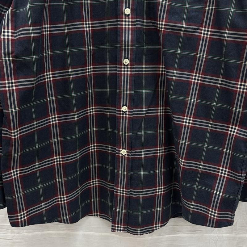 ブルックス ブラザーズ BROOKS BROTHERS シャツ、ブラウス 長袖 MADISON Est1818 チェック 長袖 ボタンダウン シャツ ビッグサイズ XL チェック メンズ USED 古着 中古 50153543