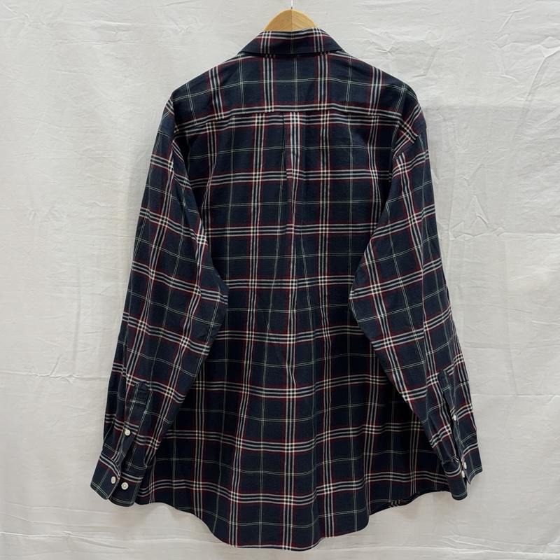 ブルックス ブラザーズ BROOKS BROTHERS シャツ、ブラウス 長袖 MADISON Est1818 チェック 長袖 ボタンダウン シャツ ビッグサイズ XL チェック メンズ USED 古着 中古 50153543