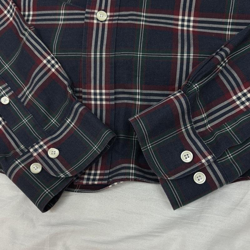 ブルックス ブラザーズ BROOKS BROTHERS シャツ、ブラウス 長袖 MADISON Est1818 チェック 長袖 ボタンダウン シャツ ビッグサイズ XL チェック メンズ USED 古着 中古 50153543