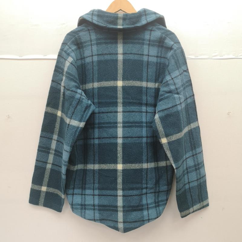ウールリッチ WOOLRICH シャツ、ブラウス 長袖 50s スキッパー型 プルオーバー ウール シャツ 6288 緑 / グリーン / green メンズ USED 古着 中古 50153565