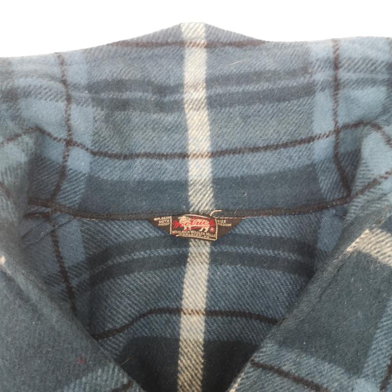 ウールリッチ WOOLRICH シャツ、ブラウス 長袖 50s スキッパー型 プルオーバー ウール シャツ 6288 緑 / グリーン / green メンズ USED 古着 中古 50153565