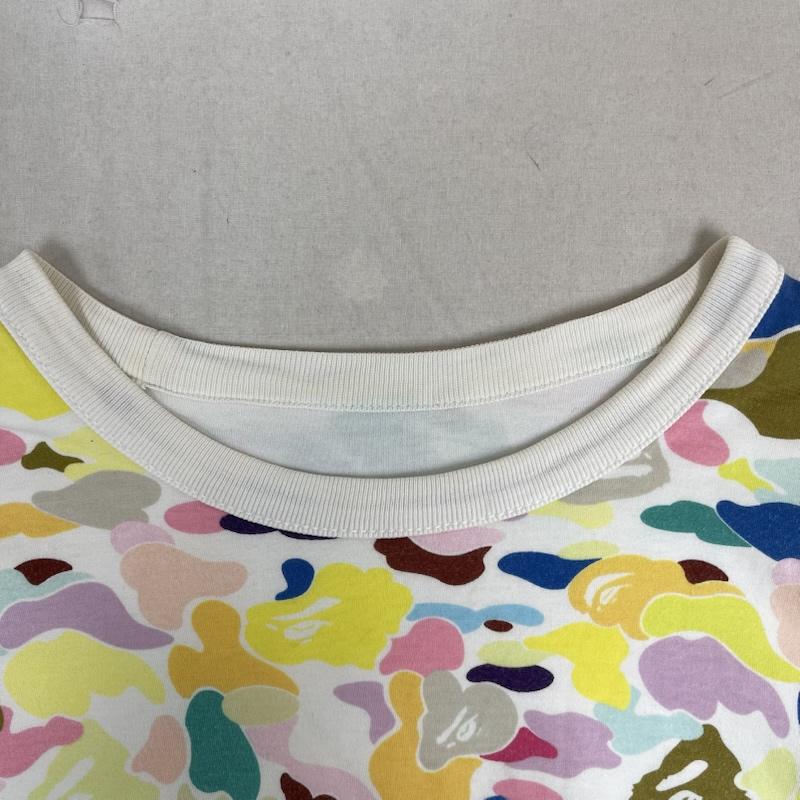 アベイシングエイプ A BATHING APE Tシャツ 半袖 00s リバーシブル マルチカモ 迷彩 tシャツ multi camo マルチカラー / マルチカラー / multicolor メンズ USED 古着 中古 50153574