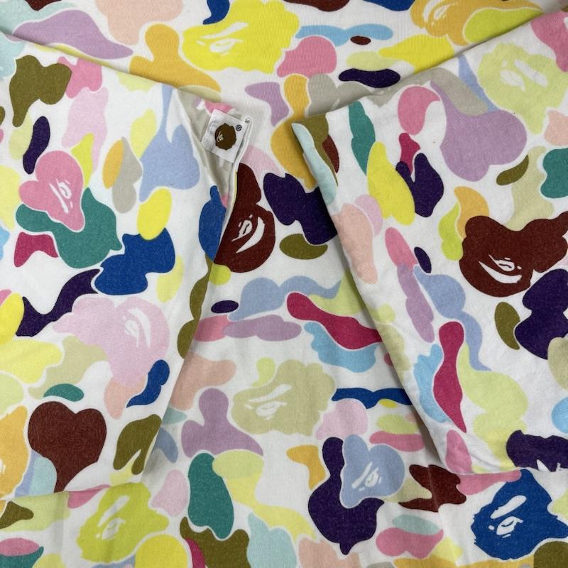 アベイシングエイプ A BATHING APE Tシャツ 半袖 00s リバーシブル マルチカモ 迷彩 tシャツ multi camo マルチカラー / マルチカラー / multicolor メンズ USED 古着 中古 50153574