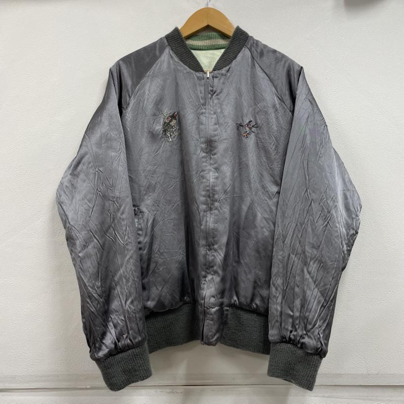 オゾン ロックス OZONE ROCKS ジャケット、上着 ジャケット、ブレザー リバーシブル スカジャン 刺繍 ユニセックス サテン ヴィンテージ 蛇 龍 ドラゴン L 刺繍 マルチカラー / マルチカラー / multicolor メンズ USED 古着 中古 50153576