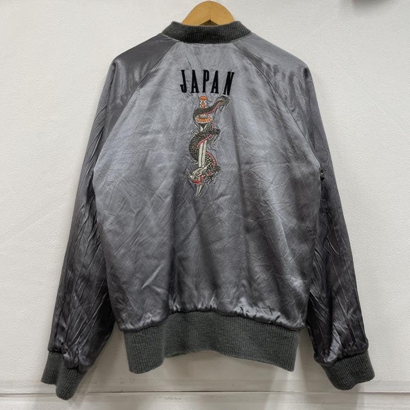 オゾン ロックス OZONE ROCKS ジャケット、上着 ジャケット、ブレザー リバーシブル スカジャン 刺繍 ユニセックス サテン ヴィンテージ 蛇 龍 ドラゴン L 刺繍 マルチカラー / マルチカラー / multicolor メンズ USED 古着 中古 50153576