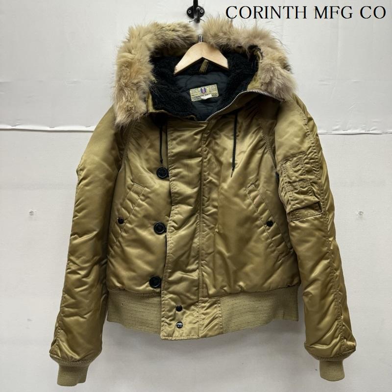 コリンズ CORINTH MFG CO ジャケット、上着 フライトジャケット 90s N-2B フード ファー フライト ジャケット M カーキ / カーキ / khaki メンズ USED 古着 中古 50153589