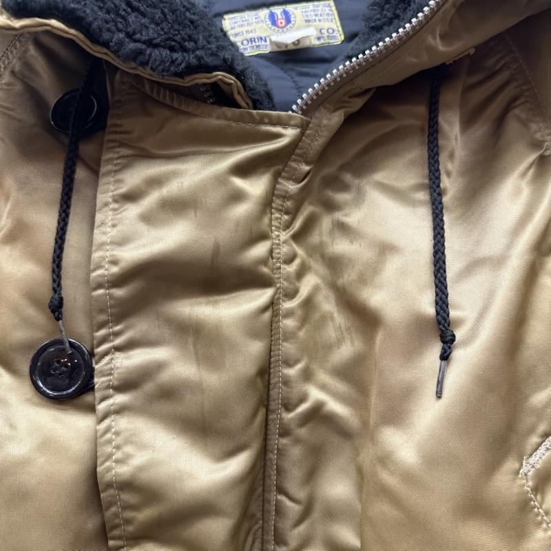 コリンズ CORINTH MFG CO ジャケット、上着 フライトジャケット 90s N-2B フード ファー フライト ジャケット M カーキ / カーキ / khaki メンズ USED 古着 中古 50153589