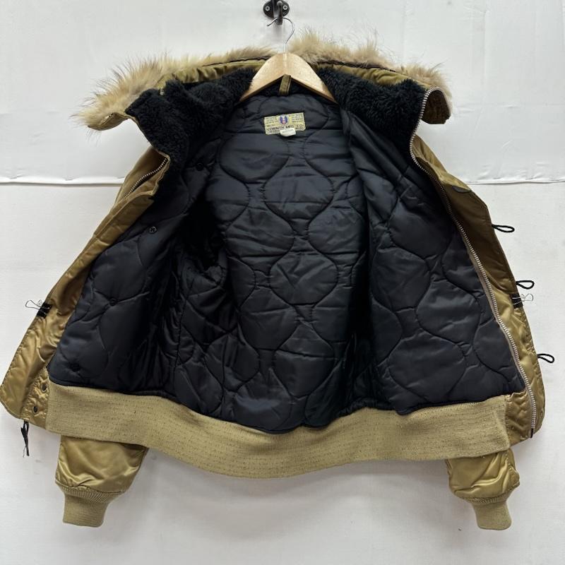 コリンズ CORINTH MFG CO ジャケット、上着 フライトジャケット 90s N-2B フード ファー フライト ジャケット M カーキ / カーキ / khaki メンズ USED 古着 中古 50153589