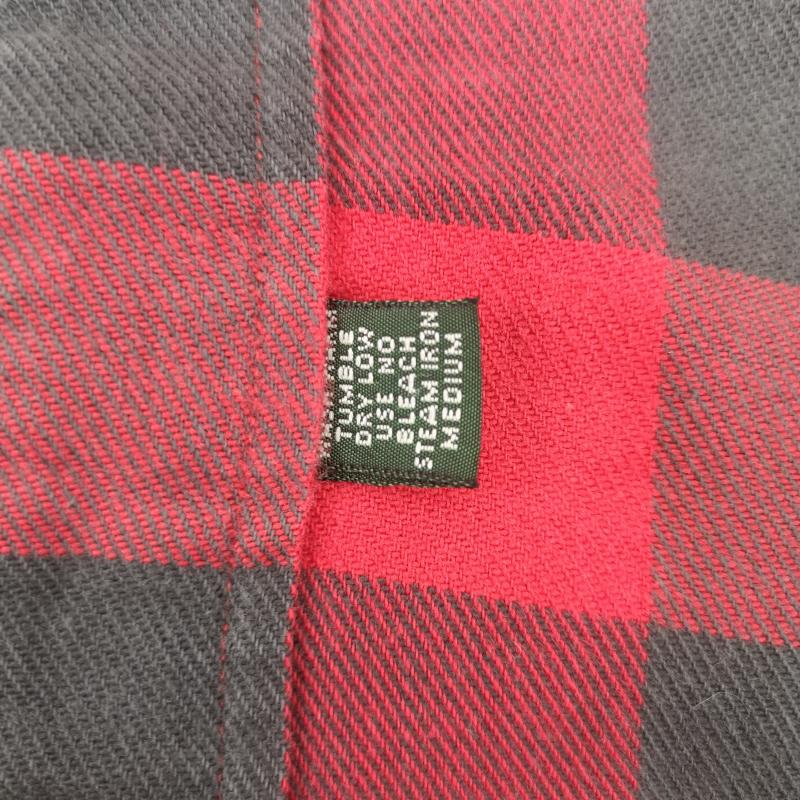 ラルフローレン RALPHLAUREN シャツ、ブラウス 長袖 80s 90s POLO COUNTRY ポロカン バッファロー チェック 長袖 シャツ S 黒 / ブラック / black X 赤 / レッド / red メンズ USED 古着 中古 50153593