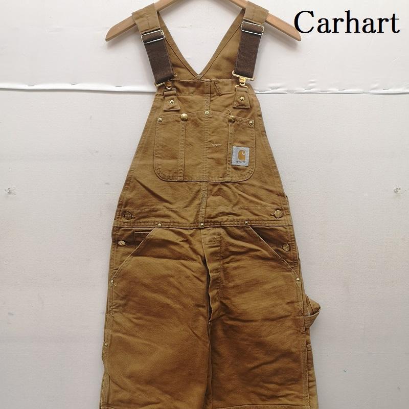 カーハート Carhartt サロペット・オーバーオール サロペット、オーバーオール 90s ダブルニー ダック オーバーオール 6FB 30×34 - 茶 / ブラウン / brown メンズ USED 古着 中古 50153598
