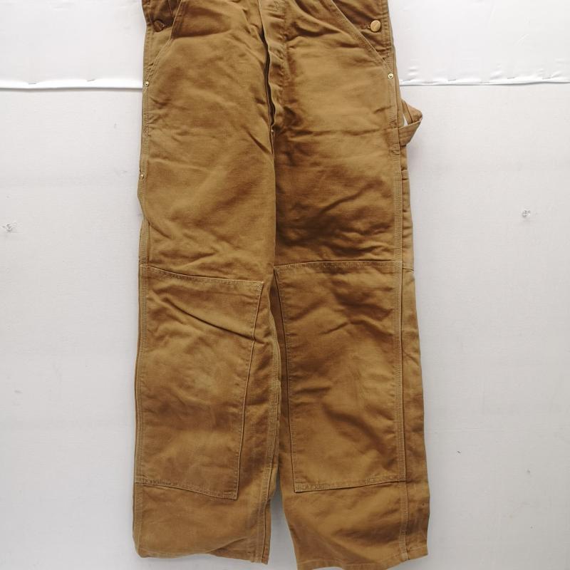 カーハート Carhartt サロペット・オーバーオール サロペット、オーバーオール 90s ダブルニー ダック オーバーオール 6FB 30×34 - 茶 / ブラウン / brown メンズ USED 古着 中古 50153598