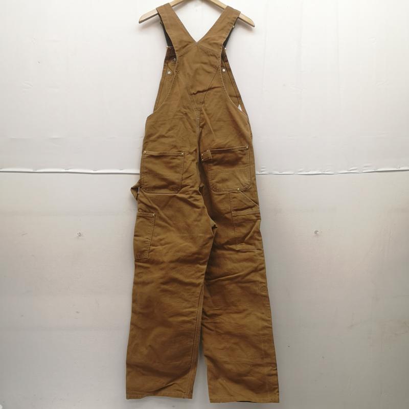 カーハート Carhartt サロペット・オーバーオール サロペット、オーバーオール 90s ダブルニー ダック オーバーオール 6FB 30×34 - 茶 / ブラウン / brown メンズ USED 古着 中古 50153598