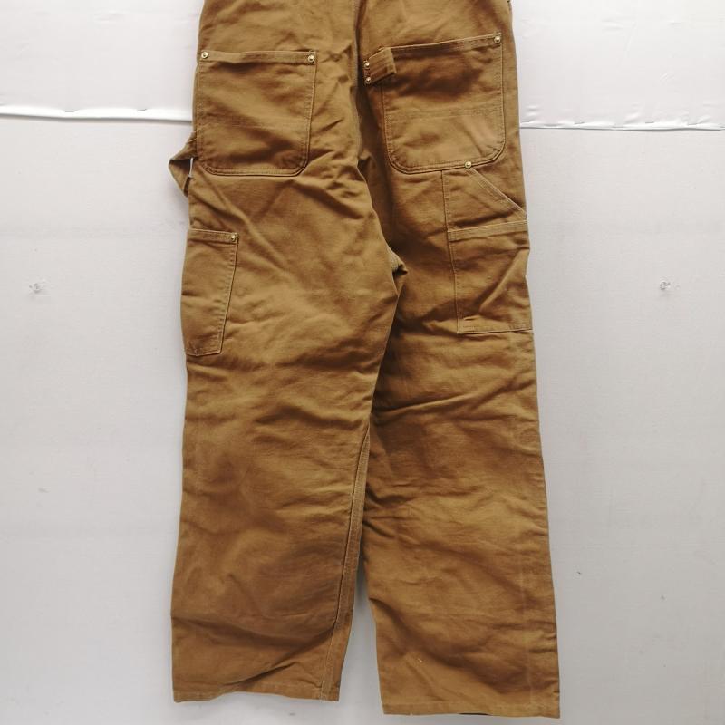 カーハート Carhartt サロペット・オーバーオール サロペット、オーバーオール 90s ダブルニー ダック オーバーオール 6FB 30×34 - 茶 / ブラウン / brown メンズ USED 古着 中古 50153598
