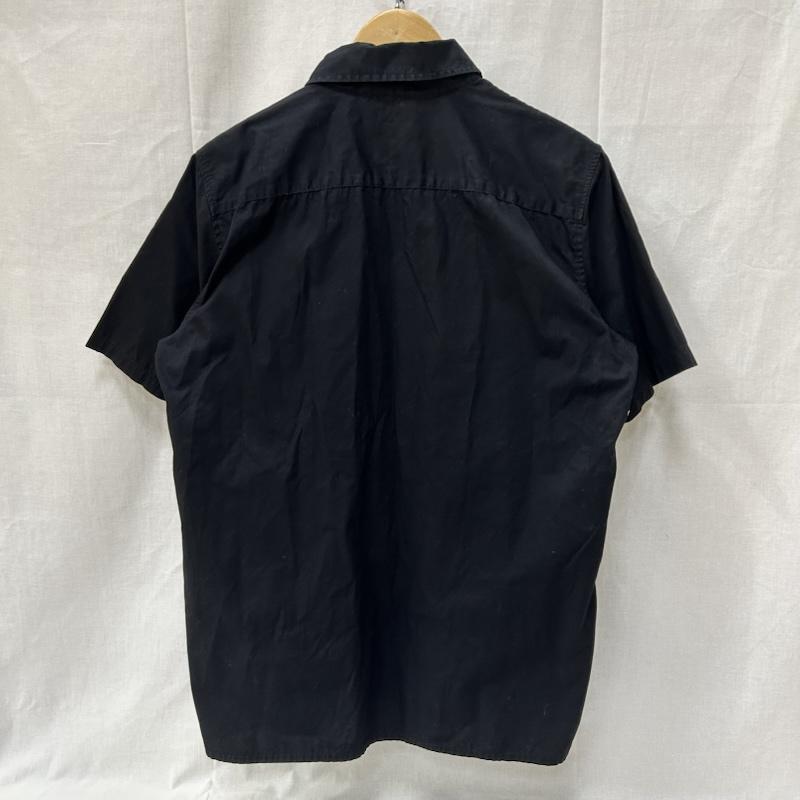 カーハート Carhartt シャツ、ブラウス 半袖 半袖シャツ コットンシャツ ダブルポケットシャツ ブラック Lサイズ L 無地 黒 / ブラック / black メンズ USED 古着 中古 50153615