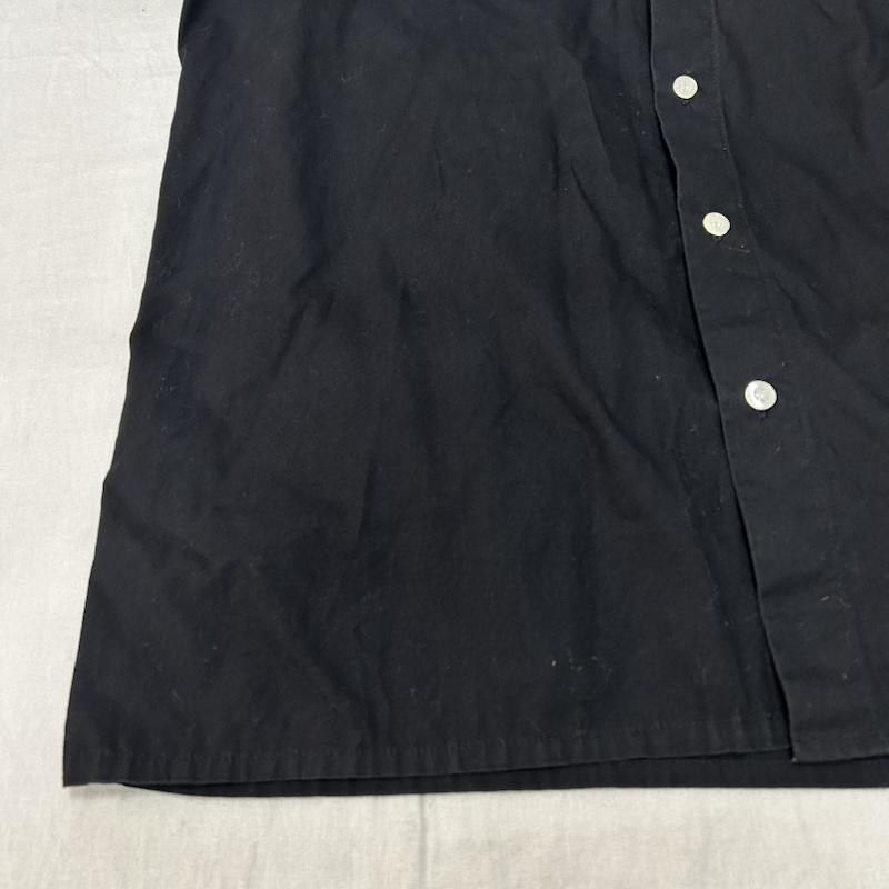 カーハート Carhartt シャツ、ブラウス 半袖 半袖シャツ コットンシャツ ダブルポケットシャツ ブラック Lサイズ L 無地 黒 / ブラック / black メンズ USED 古着 中古 50153615