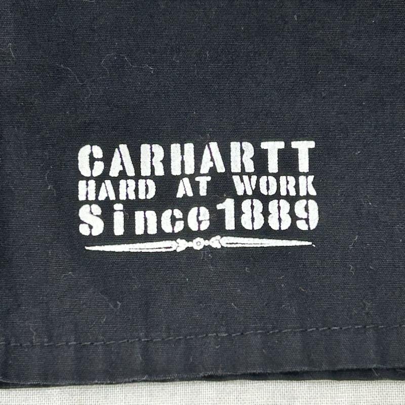 カーハート Carhartt シャツ、ブラウス 半袖 半袖シャツ コットンシャツ ダブルポケットシャツ ブラック Lサイズ L 無地 黒 / ブラック / black メンズ USED 古着 中古 50153615