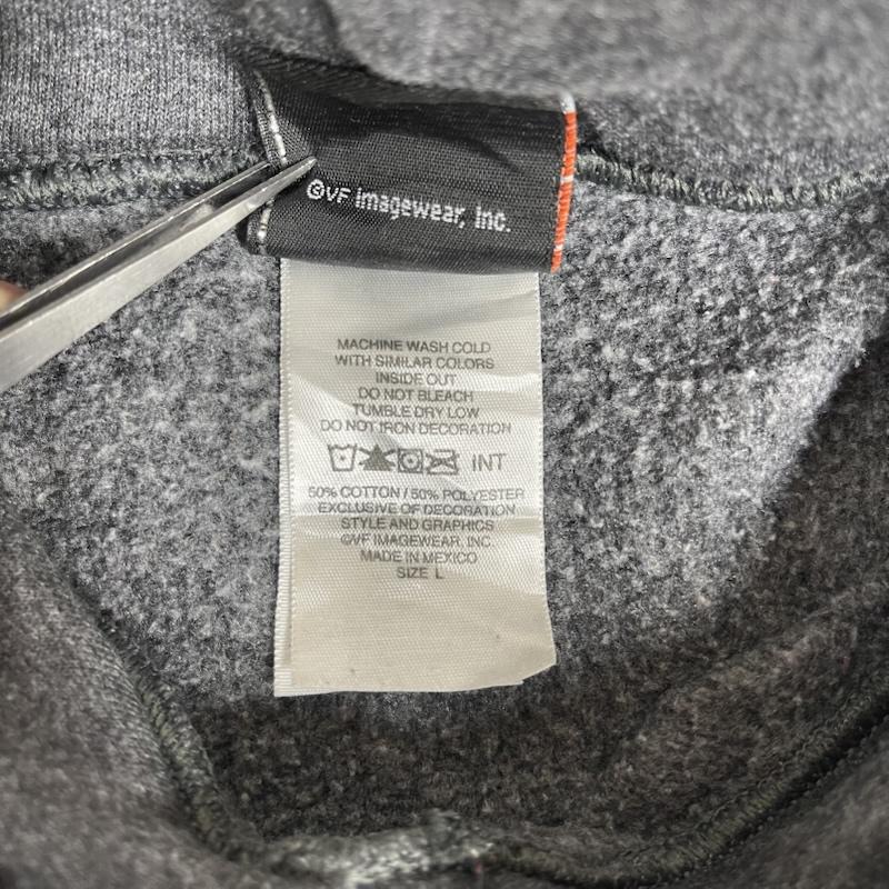 ハーレーダビッドソン Harley-Davidson パーカー 長袖 スウェット プル オーバー 刺繍 パーカー L 灰 / グレー / gray メンズ USED 古着 中古 50153621