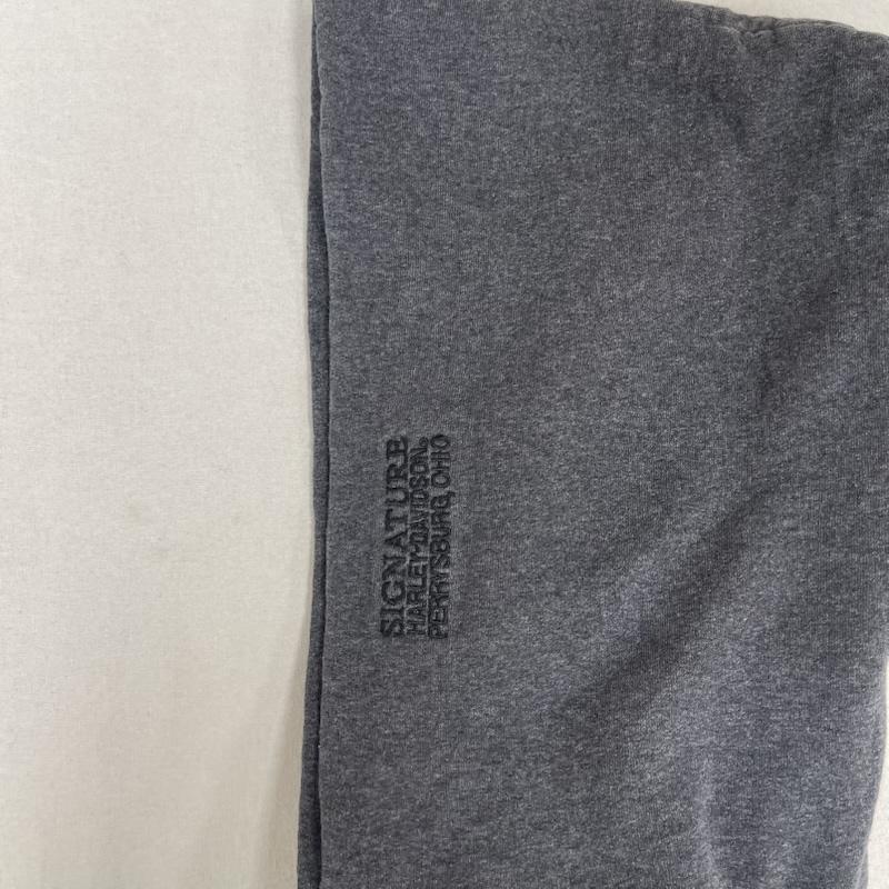 ハーレーダビッドソン Harley-Davidson パーカー 長袖 スウェット プル オーバー 刺繍 パーカー L 灰 / グレー / gray メンズ USED 古着 中古 50153621