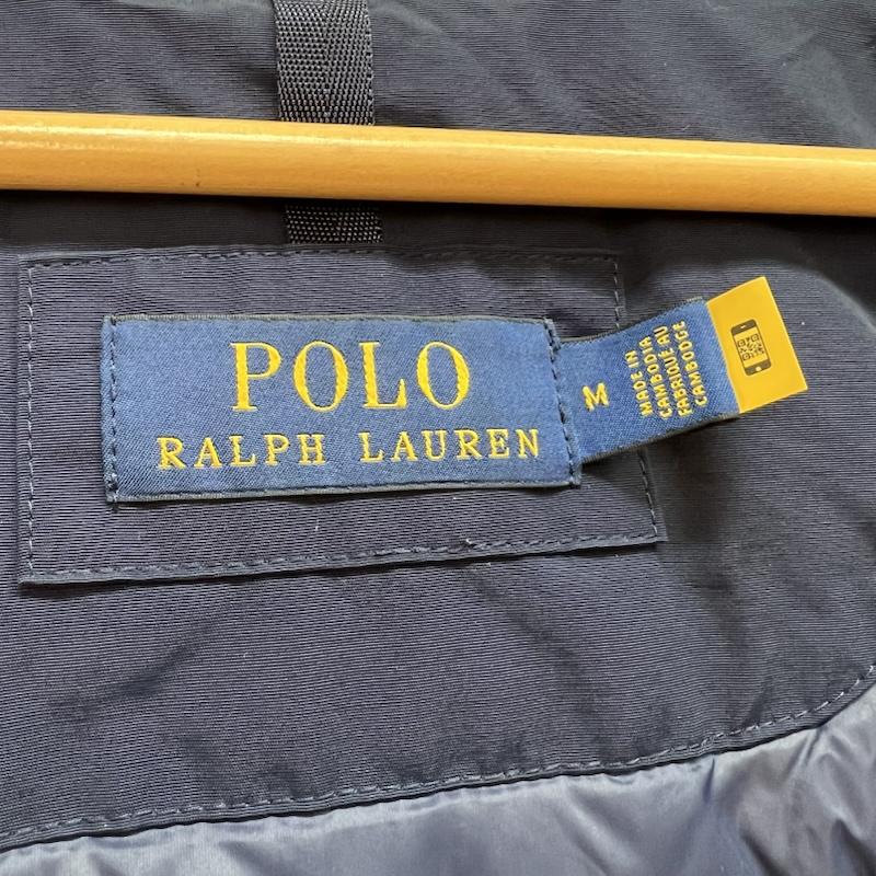ラルフローレン RALPHLAUREN ジャケット、上着 ダウンジャケット ポニー刺繍 フーデッド ダウンジャケット M 紺 / ネイビー / navy メンズ USED 古着 中古 50153623