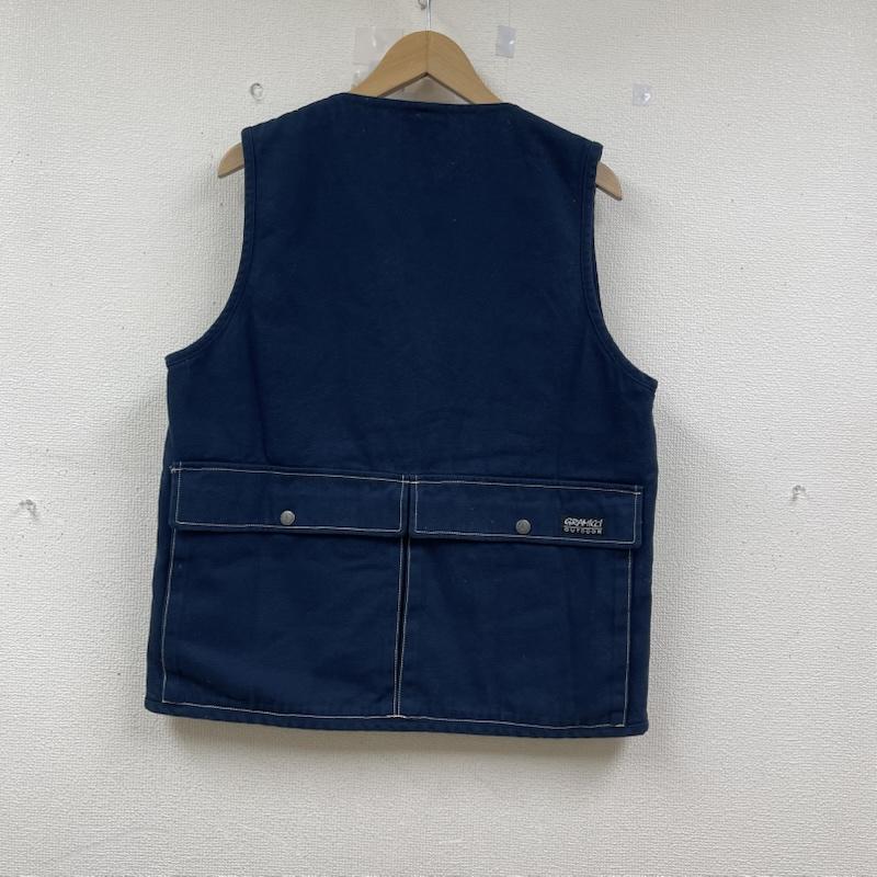 グラミチ GRAMICCI ベスト ベスト ギア コットン ジップ ベスト g2fm-jo25 M 紺 / ネイビー / navy メンズ USED 古着 中古 50153625