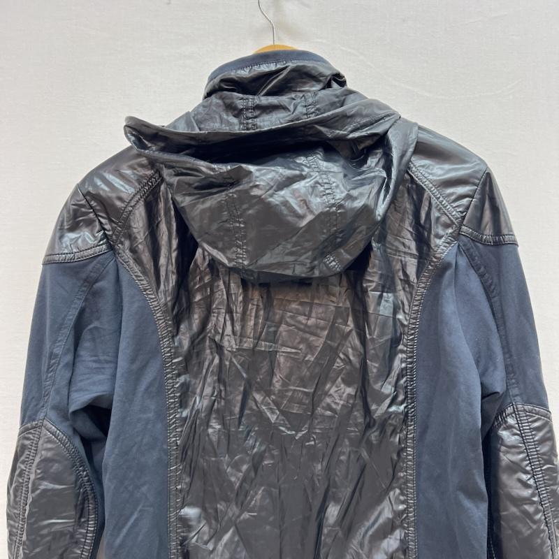 ベルスタッフ BELSTAFF ジャケット、上着 ジャンパー、ブルゾン イタリア製 異素材切替 フーデッド ブルゾン S 黒 / ブラック / black メンズ USED 古着 中古 50153631