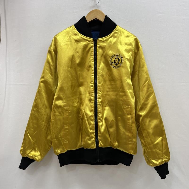 ボス BOSS ジャケット、上着 ジャンパー、ブルゾン 20周年記念 リバーシブル ボスジャン - 金 / ゴールド / gold color X 紺 / ネイビー / navy メンズ USED 古着 中古 50153638