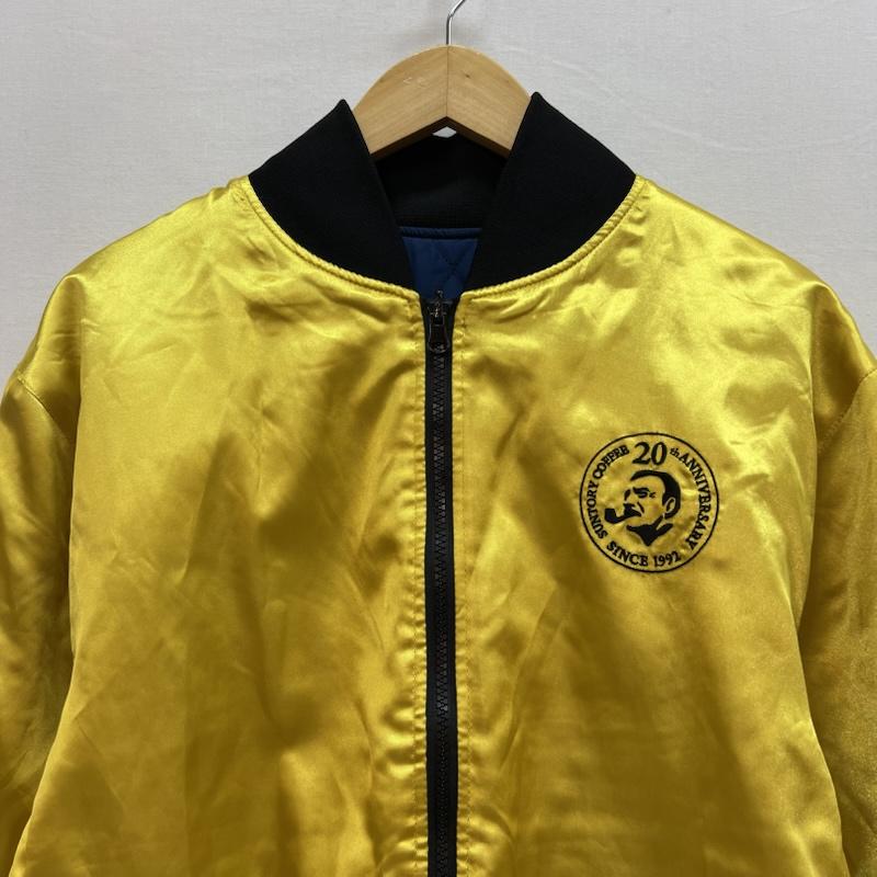 ボス BOSS ジャケット、上着 ジャンパー、ブルゾン 20周年記念 リバーシブル ボスジャン - 金 / ゴールド / gold color X 紺 / ネイビー / navy メンズ USED 古着 中古 50153638