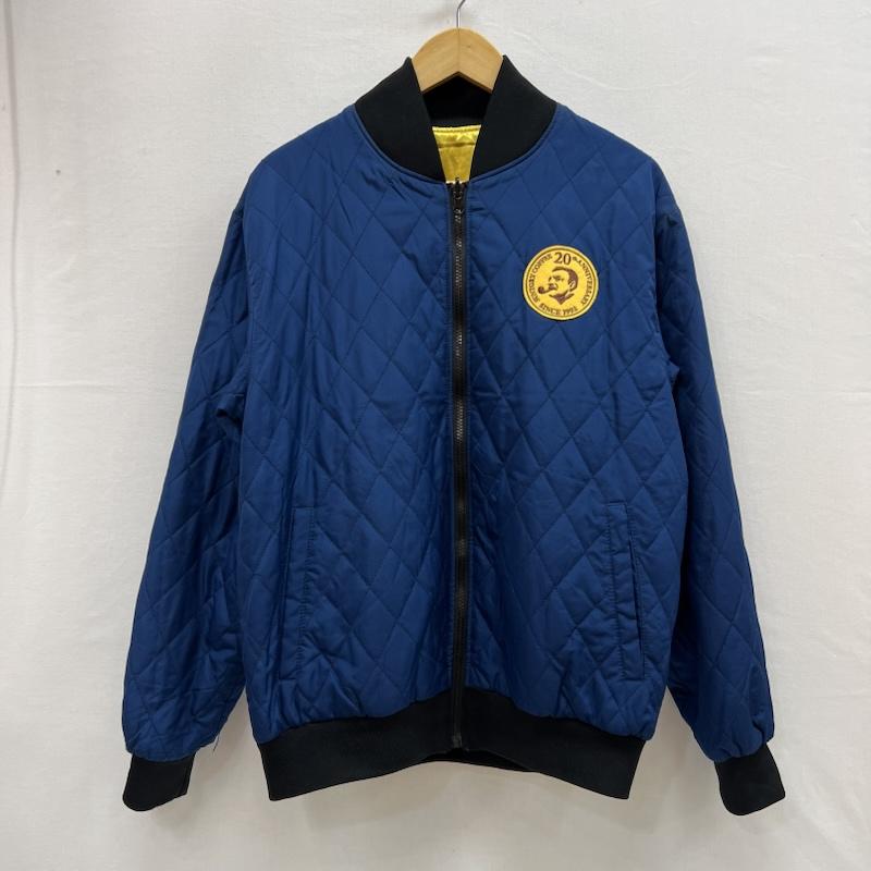 ボス BOSS ジャケット、上着 ジャンパー、ブルゾン 20周年記念 リバーシブル ボスジャン - 金 / ゴールド / gold color X 紺 / ネイビー / navy メンズ USED 古着 中古 50153638