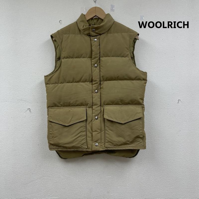 ウールリッチ WOOLRICH ジャケット、上着 ダウンベスト 80s クロス シェル ダウン ベスト 21053 USA製 S ベージュ / ベージュ / beige メンズ USED 古着 中古 50153643