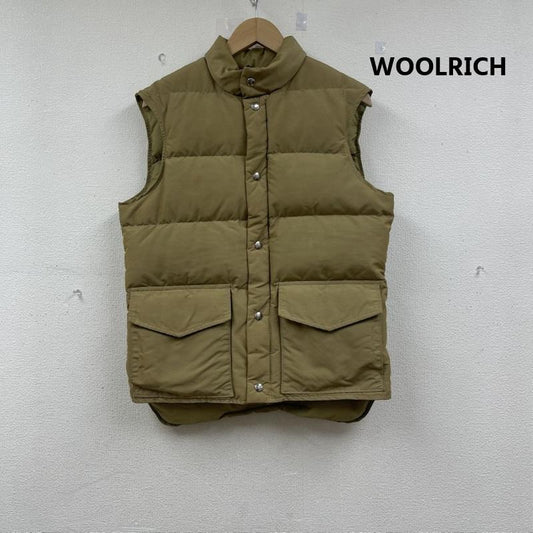ウールリッチ WOOLRICH ジャケット、上着 ダウンベスト 80s クロス シェル ダウン ベスト 21053 USA製 S ベージュ / ベージュ / beige メンズ USED 古着 中古 50153643