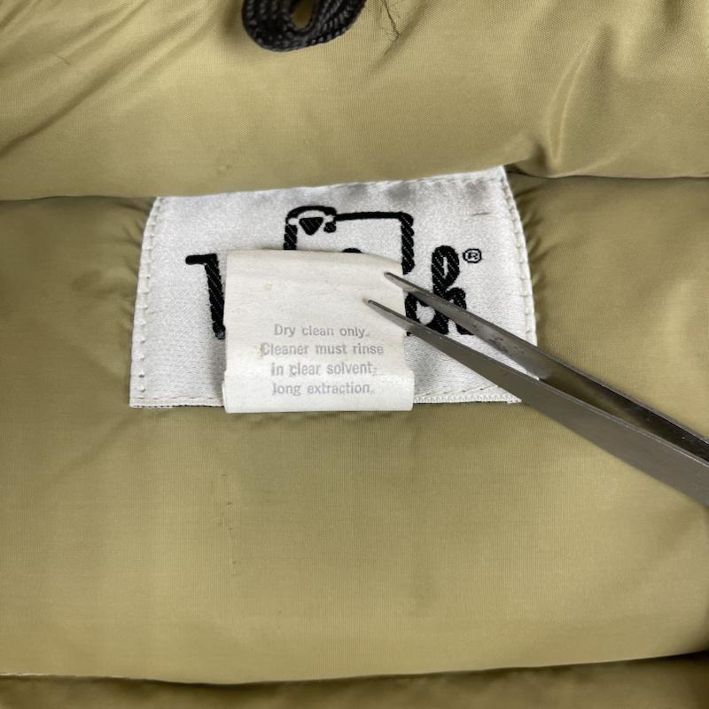 ウールリッチ WOOLRICH ジャケット、上着 ダウンベスト 80s クロス シェル ダウン ベスト 21053 USA製 S ベージュ / ベージュ / beige メンズ USED 古着 中古 50153643