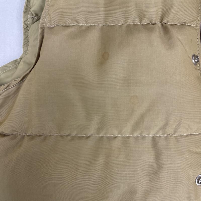 ウールリッチ WOOLRICH ジャケット、上着 ダウンベスト 80s クロス シェル ダウン ベスト 21053 USA製 S ベージュ / ベージュ / beige メンズ USED 古着 中古 50153643