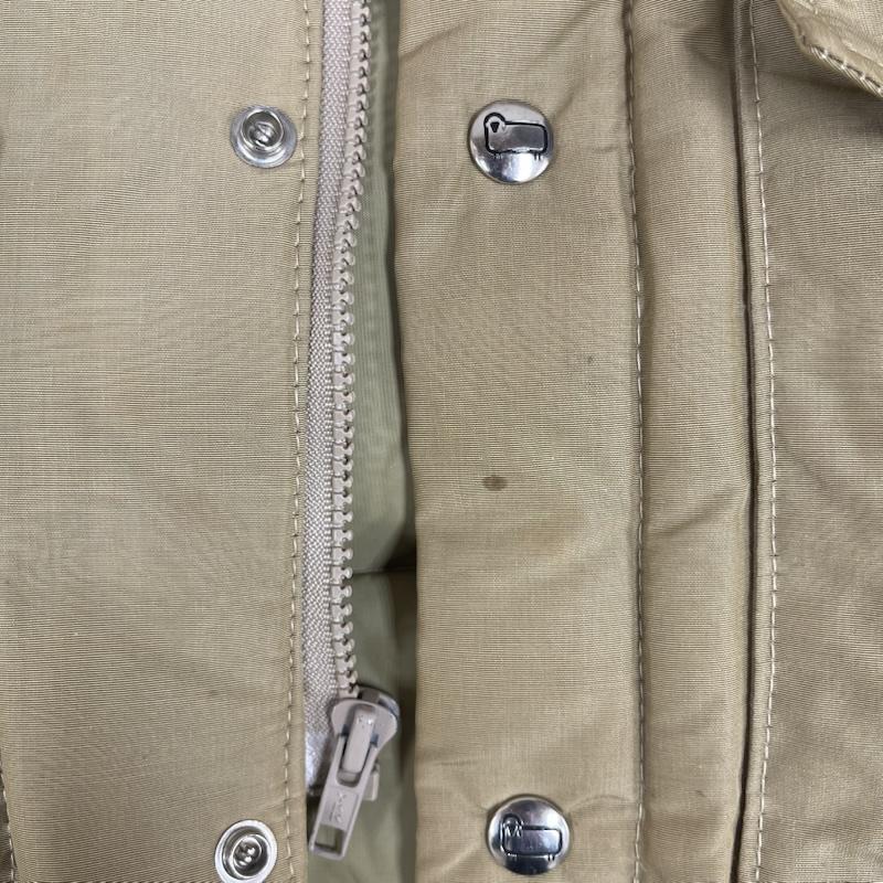 ウールリッチ WOOLRICH ジャケット、上着 ダウンベスト 80s クロス シェル ダウン ベスト 21053 USA製 S ベージュ / ベージュ / beige メンズ USED 古着 中古 50153643