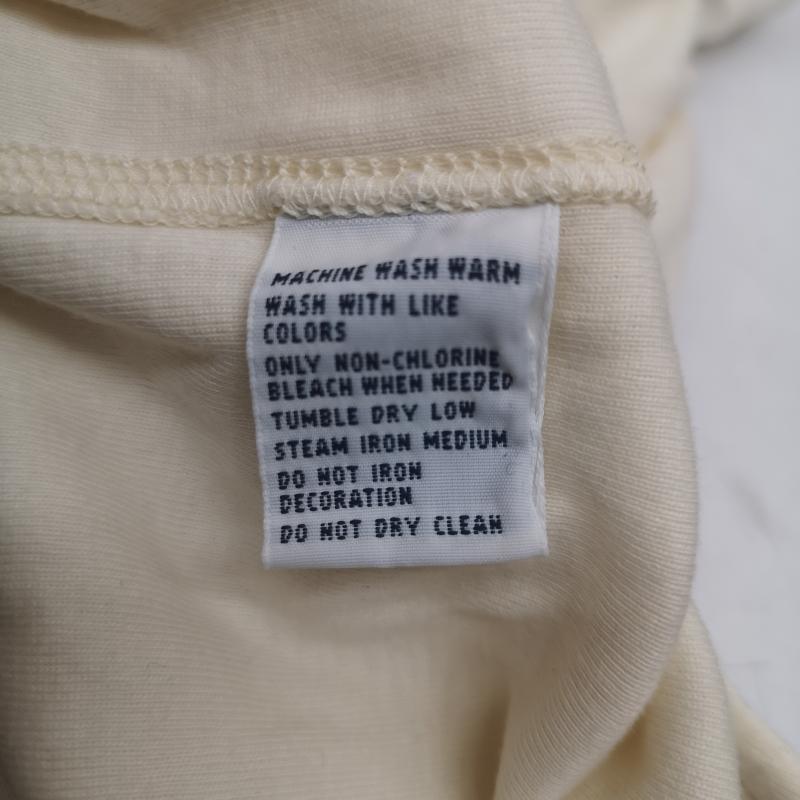 ポロラルフローレン POLO RALPH LAUREN カットソー 長袖 Lettering Design Loose ヘンリーネック 長袖 カットソー M 白 / ホワイト / white メンズ USED 古着 中古 50153651